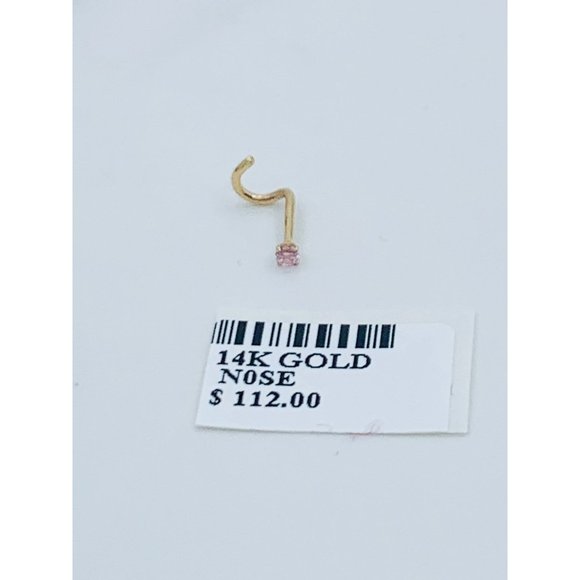 ❤️ 14k Gold nose ring stud Women❤️